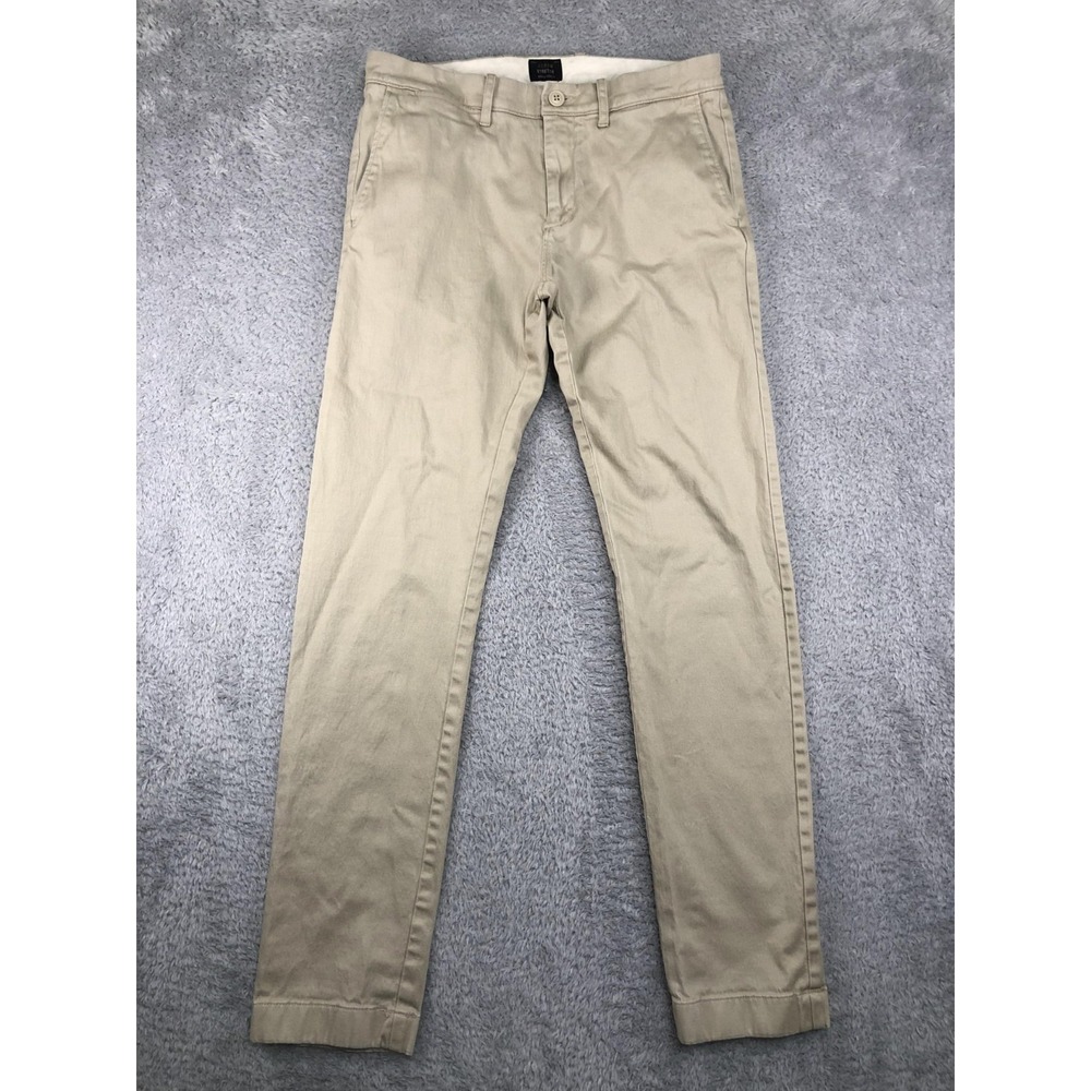 J Crew Pants Mens 30x32 (Tag 29x32) Beige 484 Slim Stretch